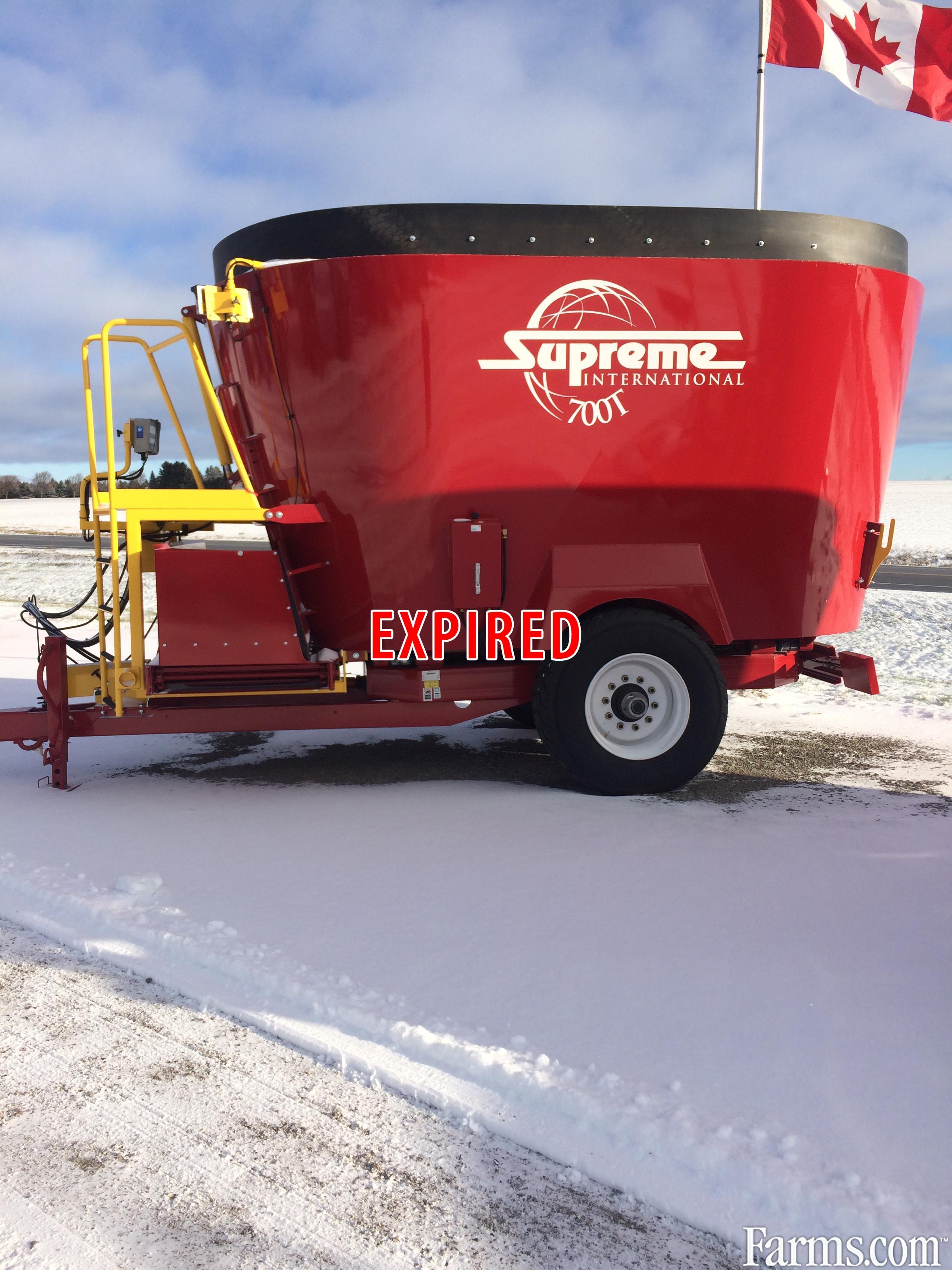 2017 Supreme 700T TMR Mixer for Sale