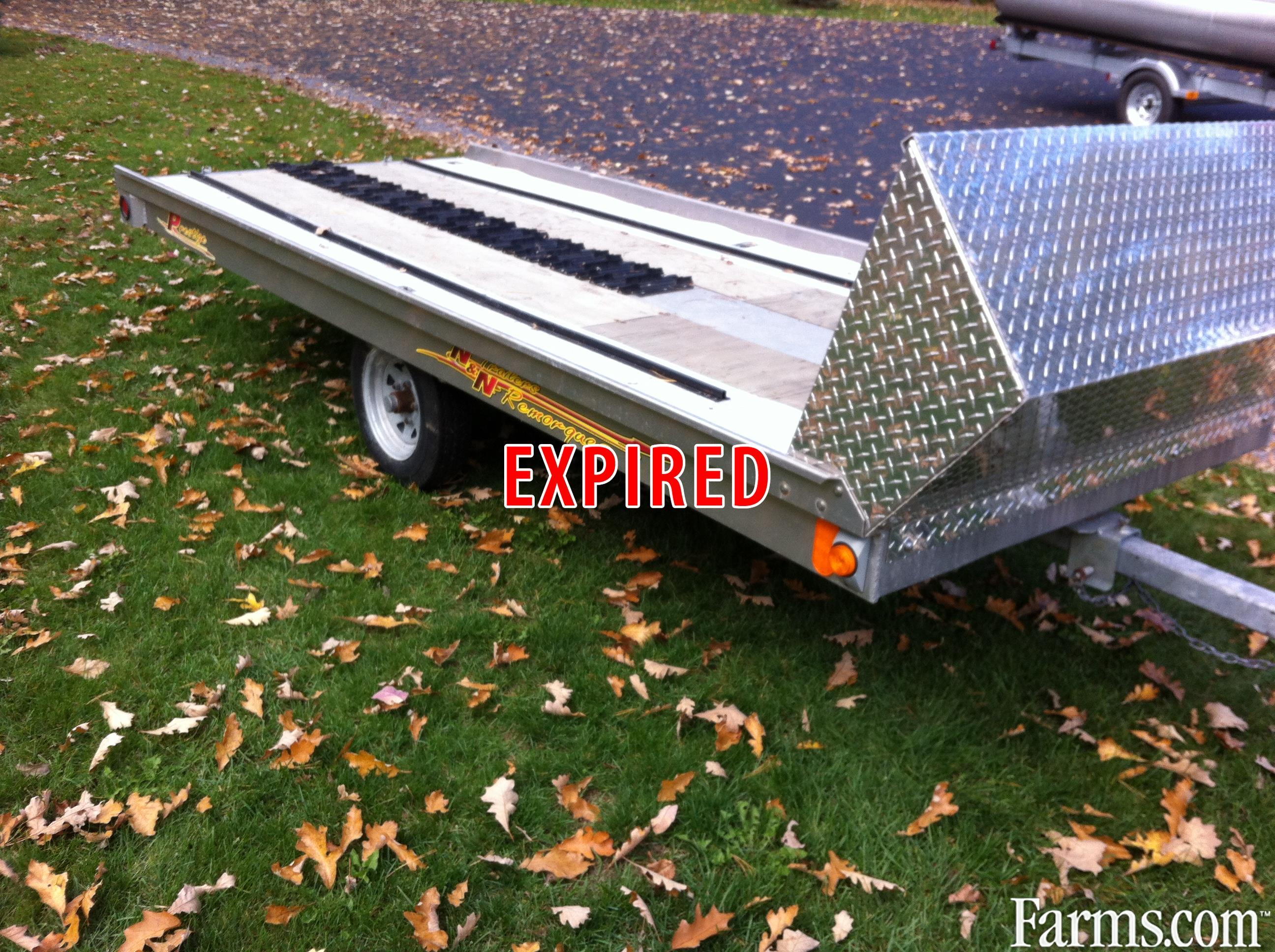 TILT AND LOAD SINGLE SLED TRAILER for Sale