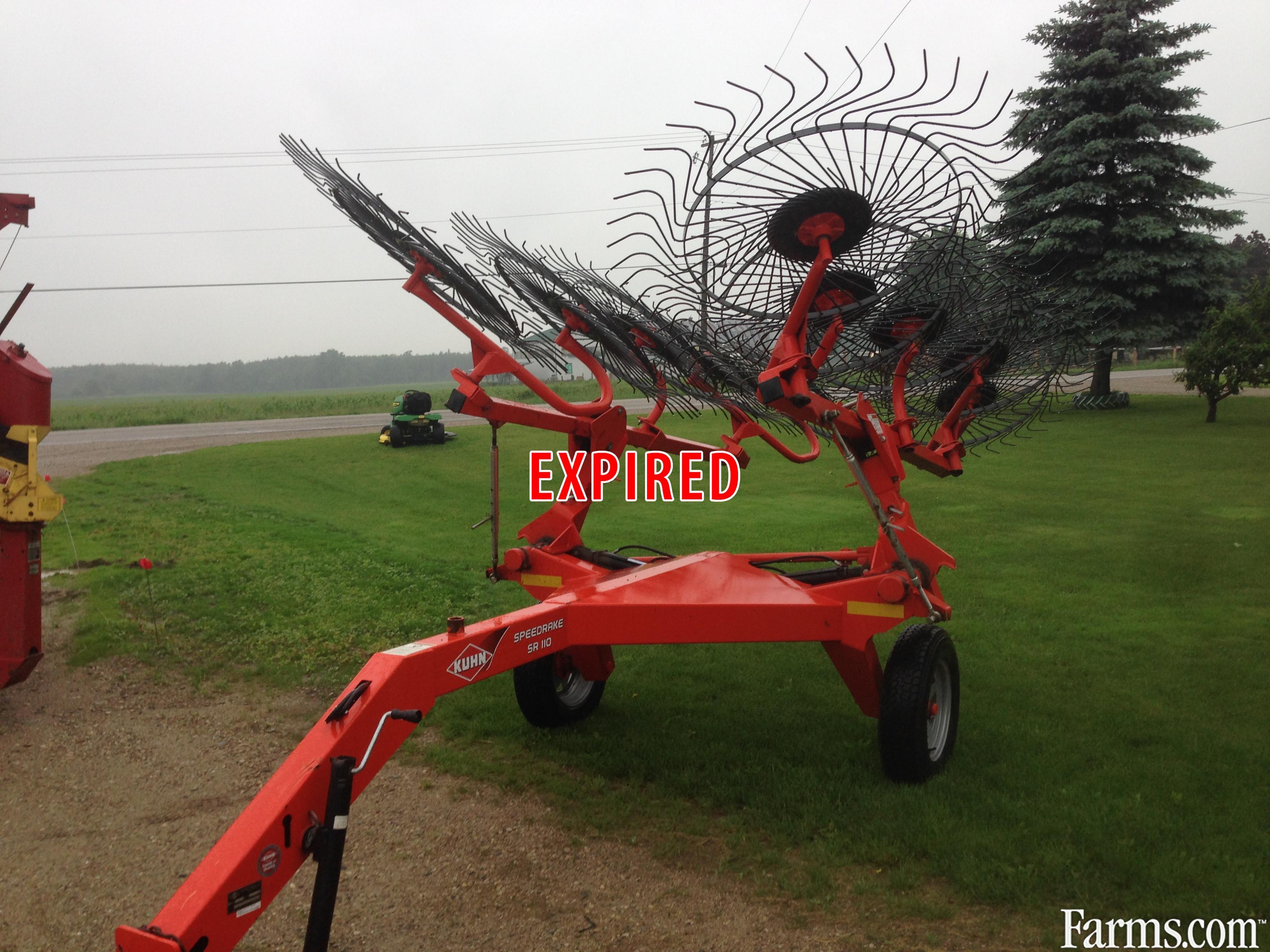 2013 Kuhn SR110 Wheel Rake for Sale