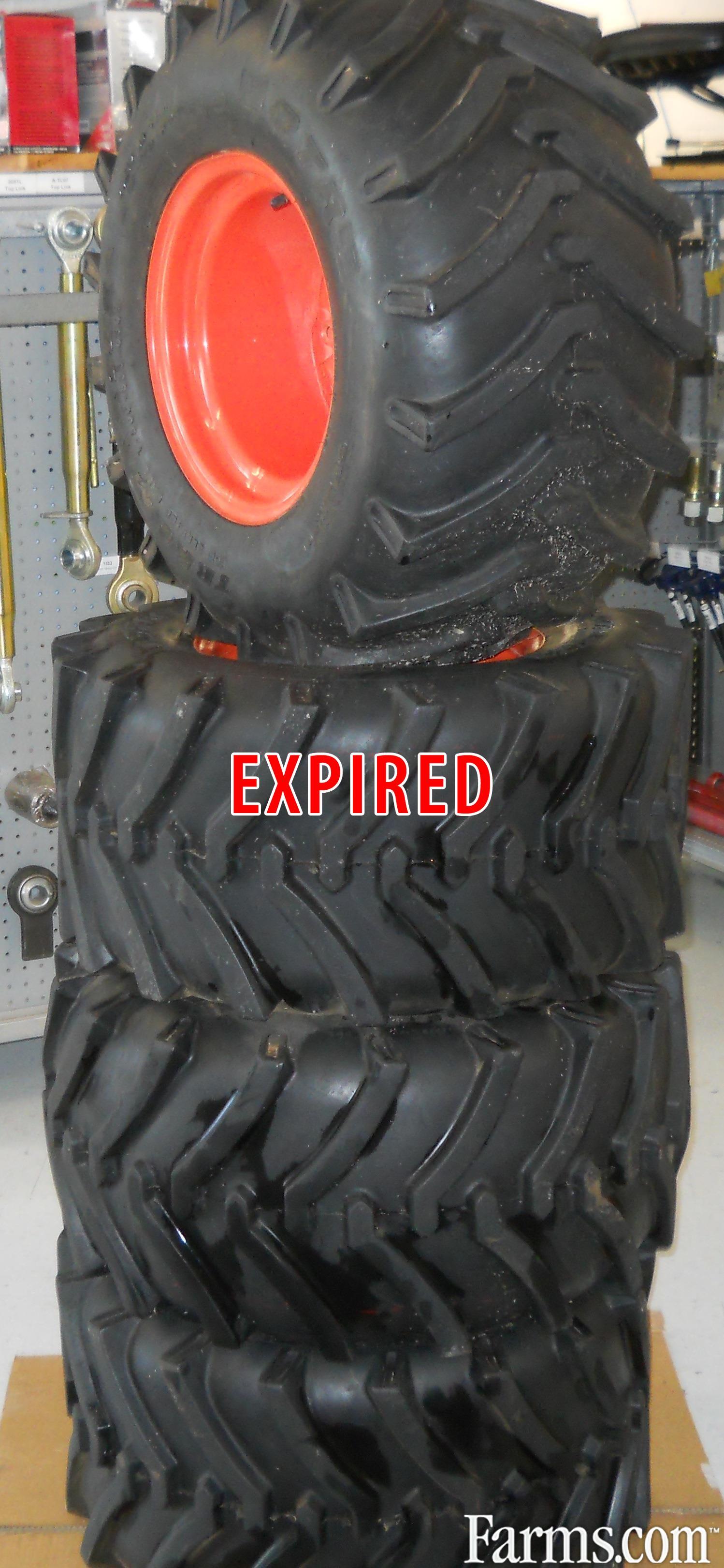 Full set of tires and rims for a Kubota 900 RTV for Sale