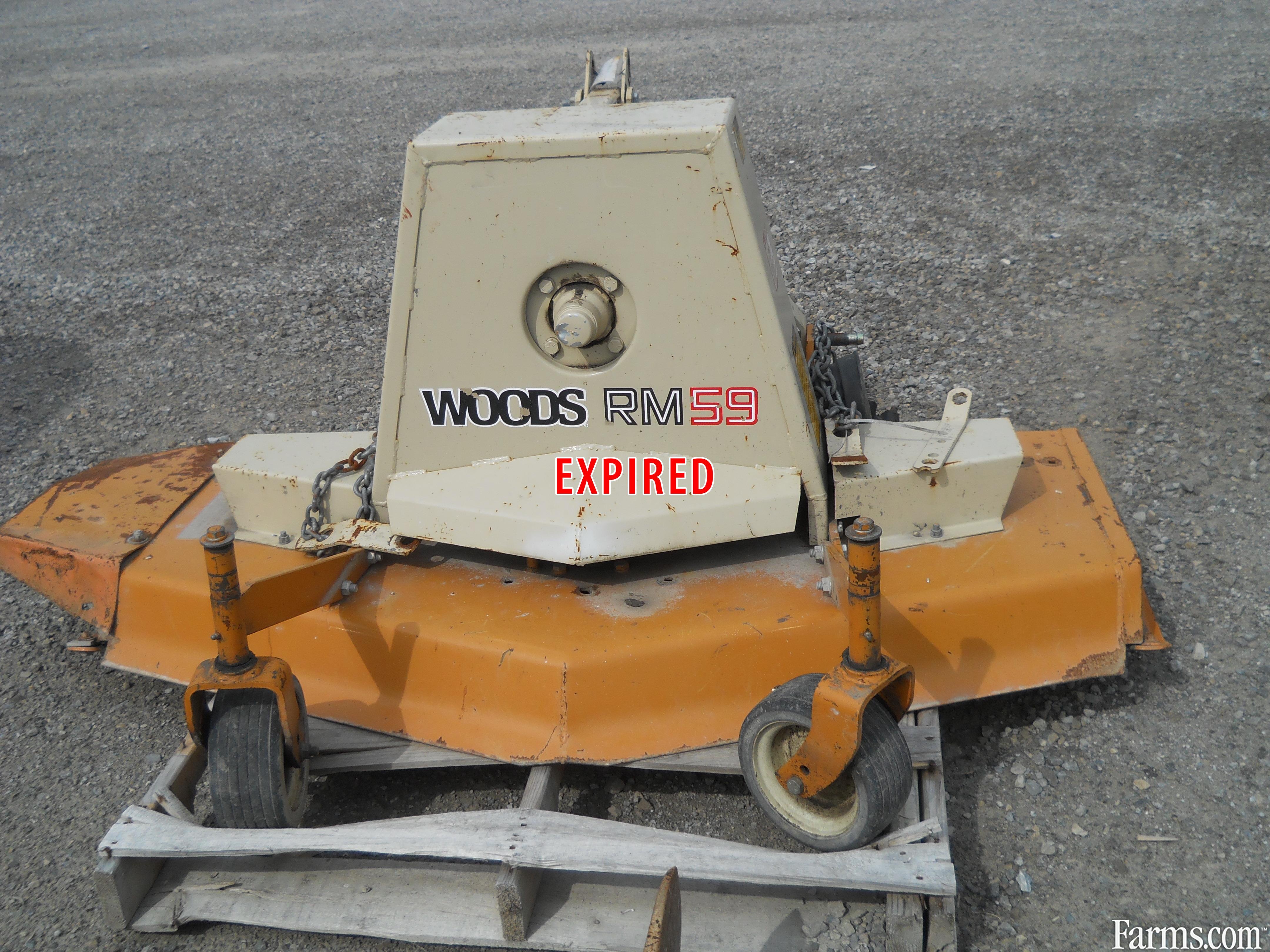 Woods 60" rear mount finishing mower for Sale