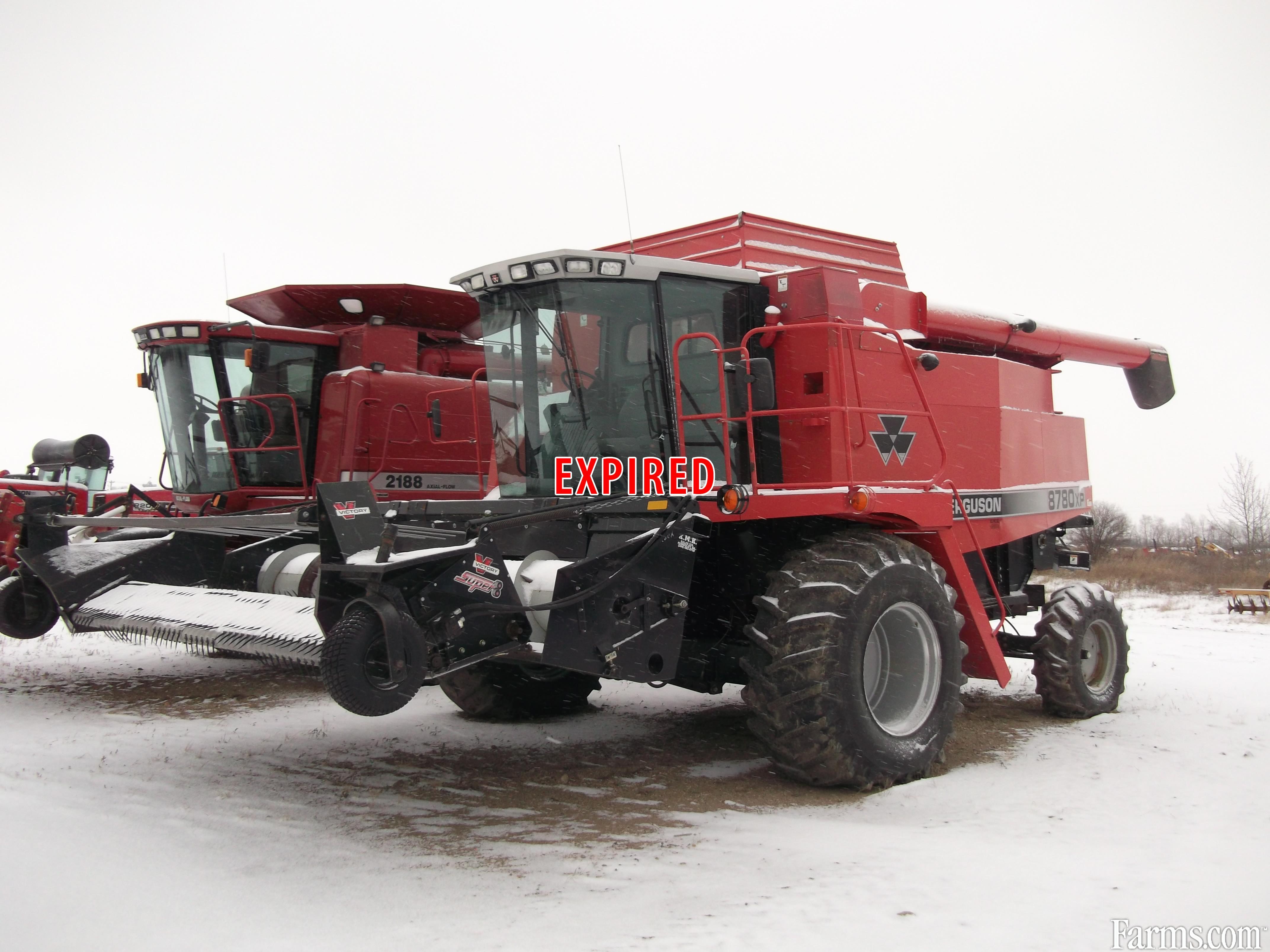 1998 Massey Ferguson 8780 Combine For Sale