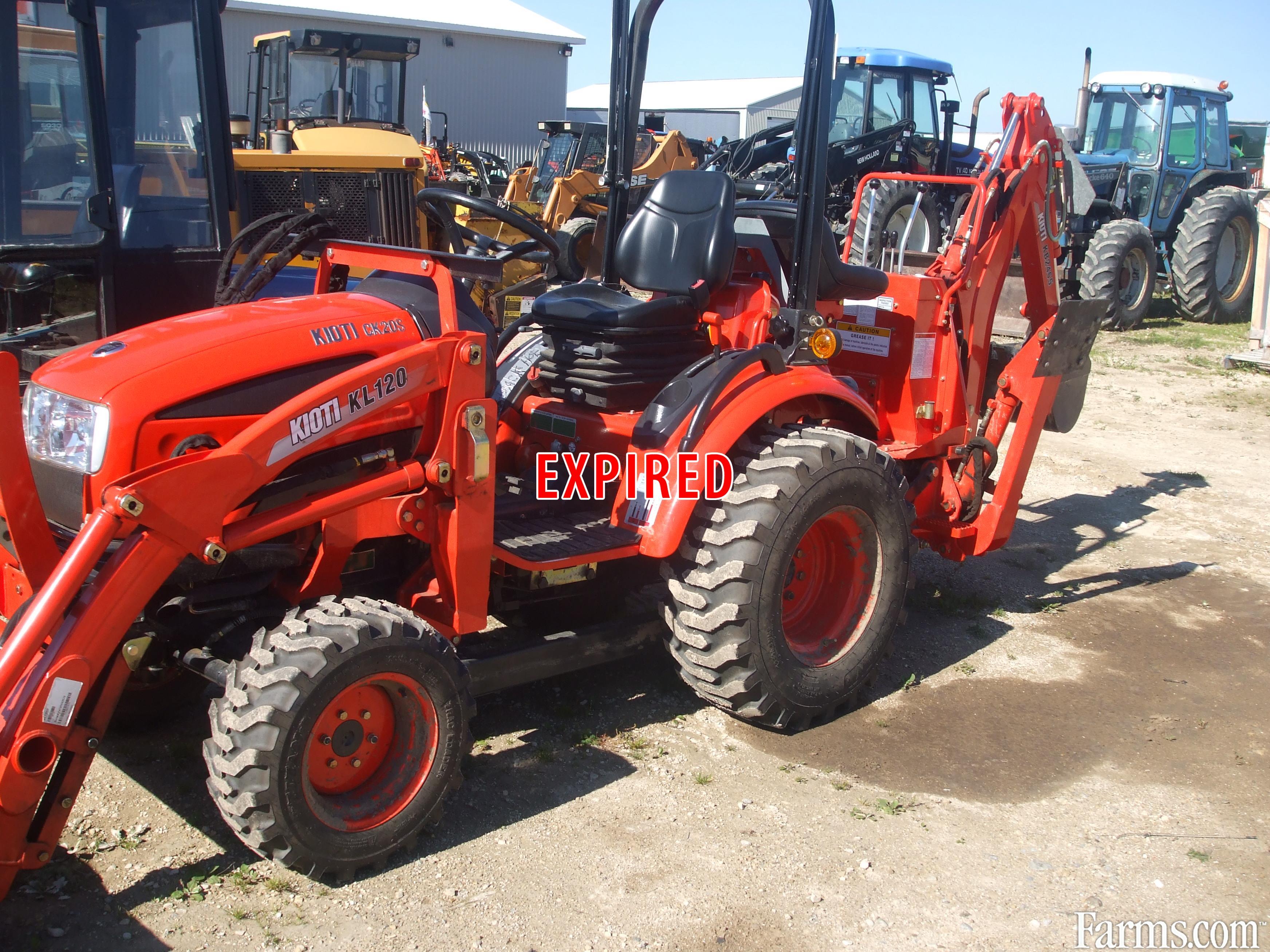 Kioti Ck 20 Loader And Backhoe For Sale