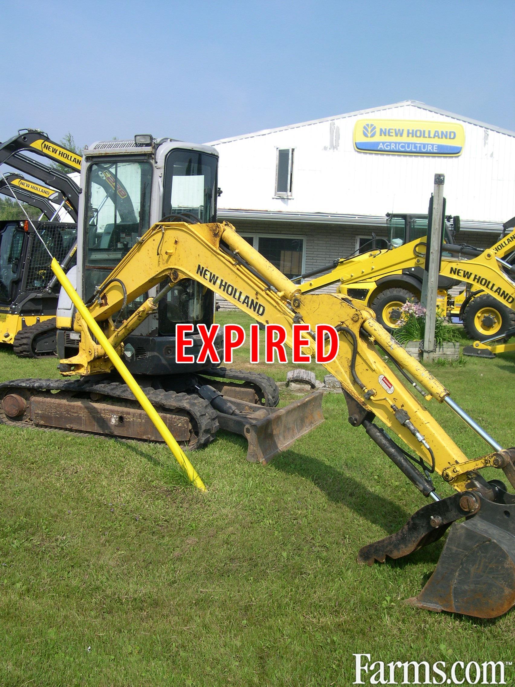 New Holland E35 SR Mini Excavator for Sale