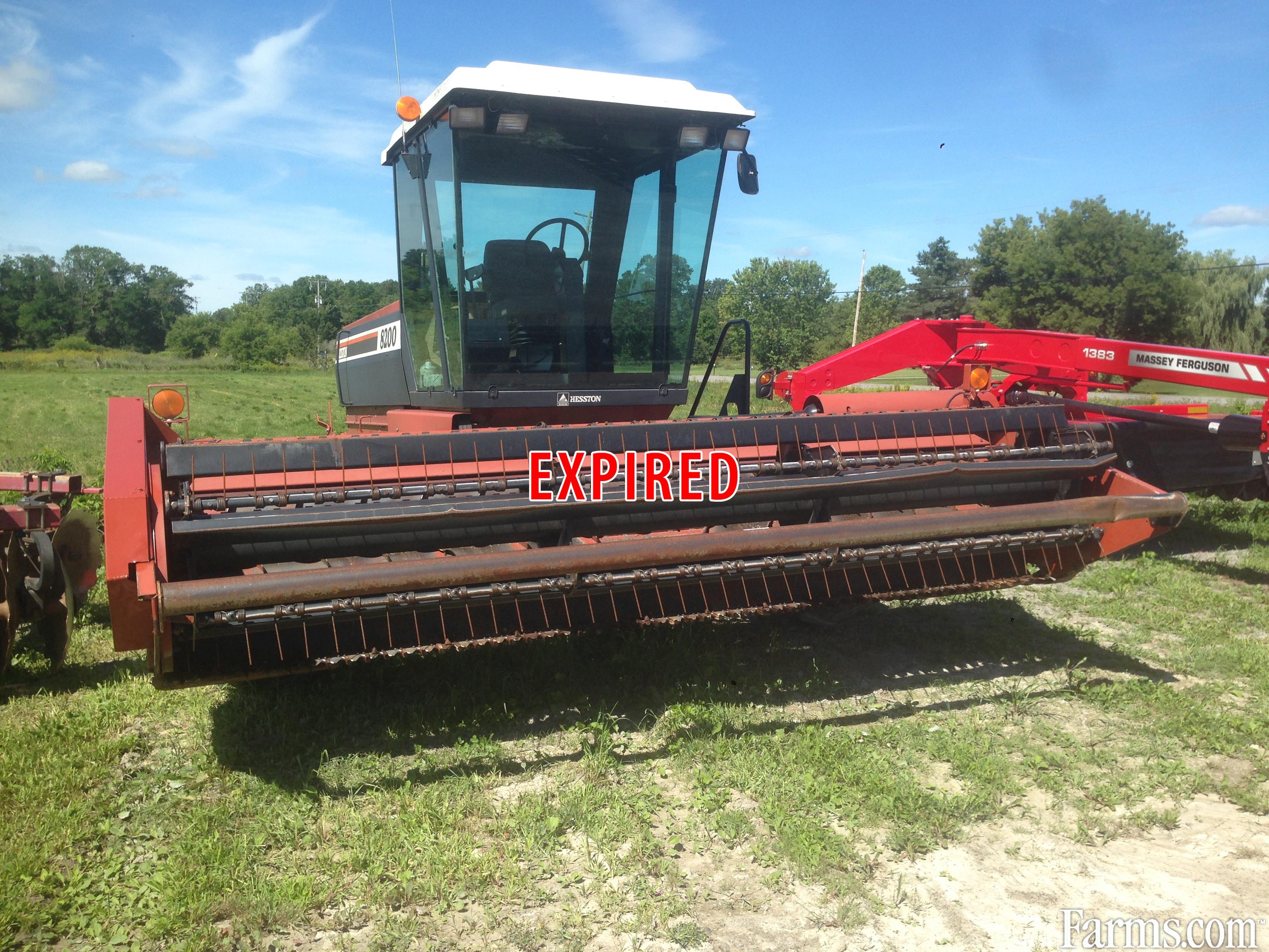 1994 Hesston 8200 Windrower / Swather for Sale 1994 Hesston 8200 Windrower / Swather for Sale