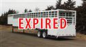Neville Built Ground Load Livestock Trailer